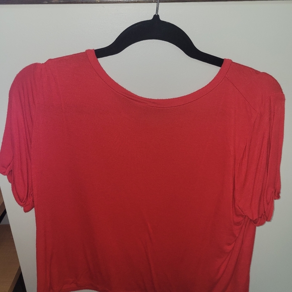 Off Shoulder Cropped Tee - Picture 2 of 2